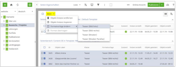 Assigning an output type to several objects Assigning an output type to several objects