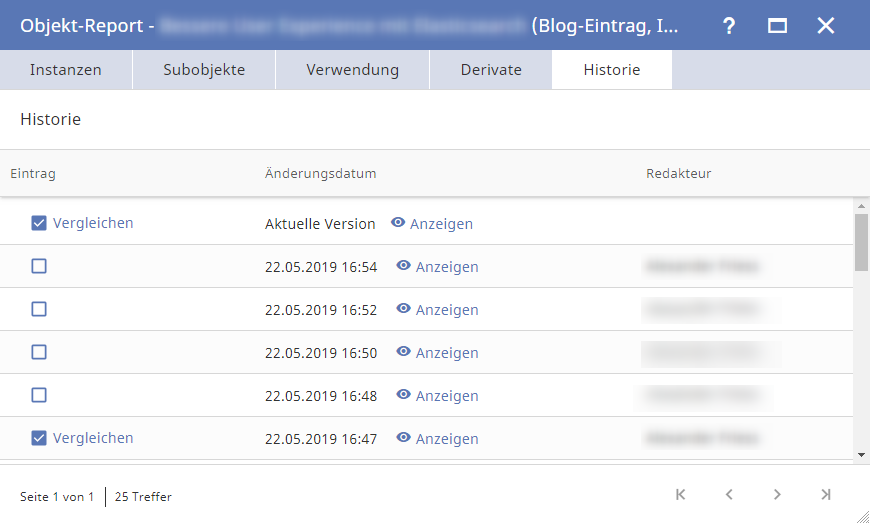 Optimierte Objekt-Archiv Optimierte Objekt-Archiv