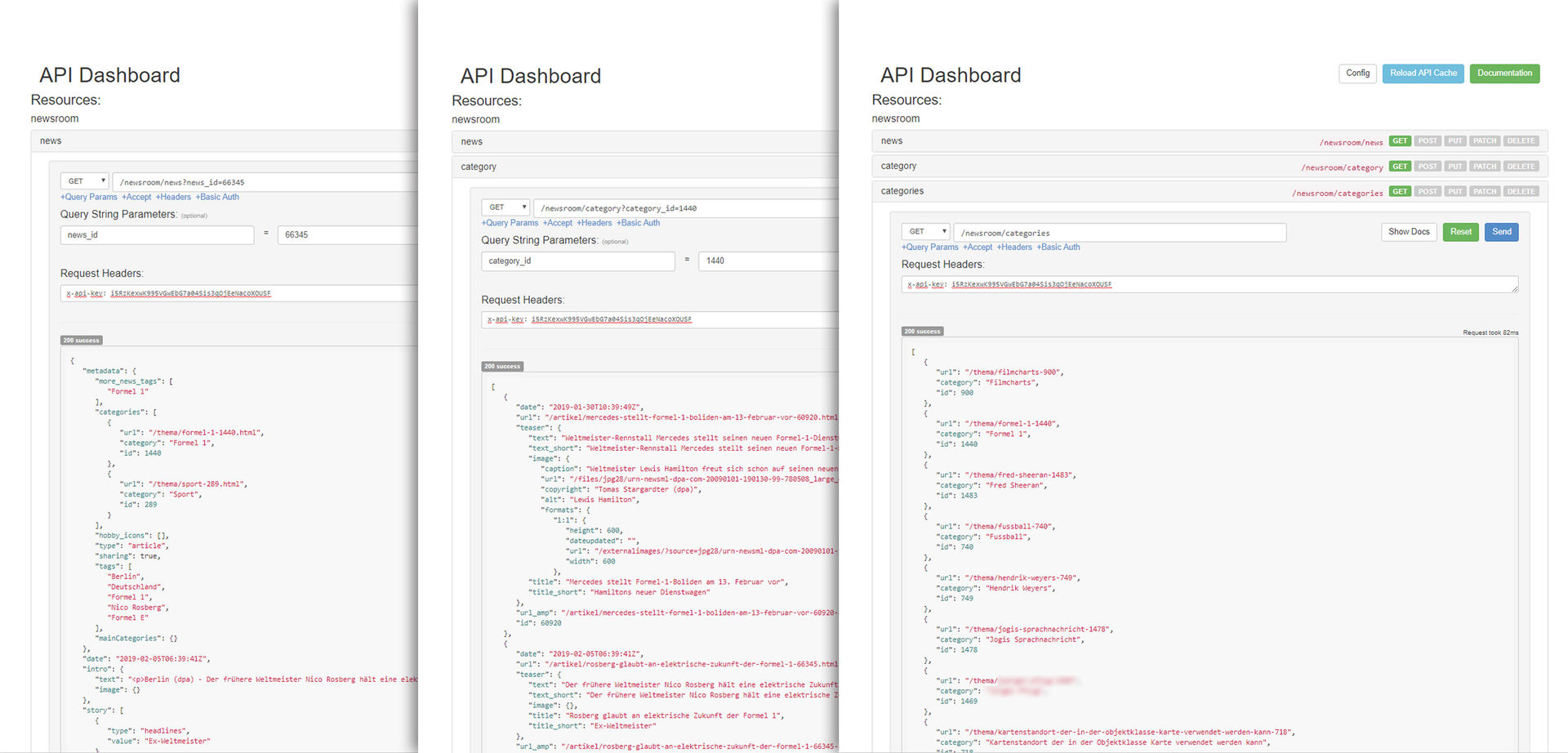 Flexible Newsroom API Flexible Newsroom API