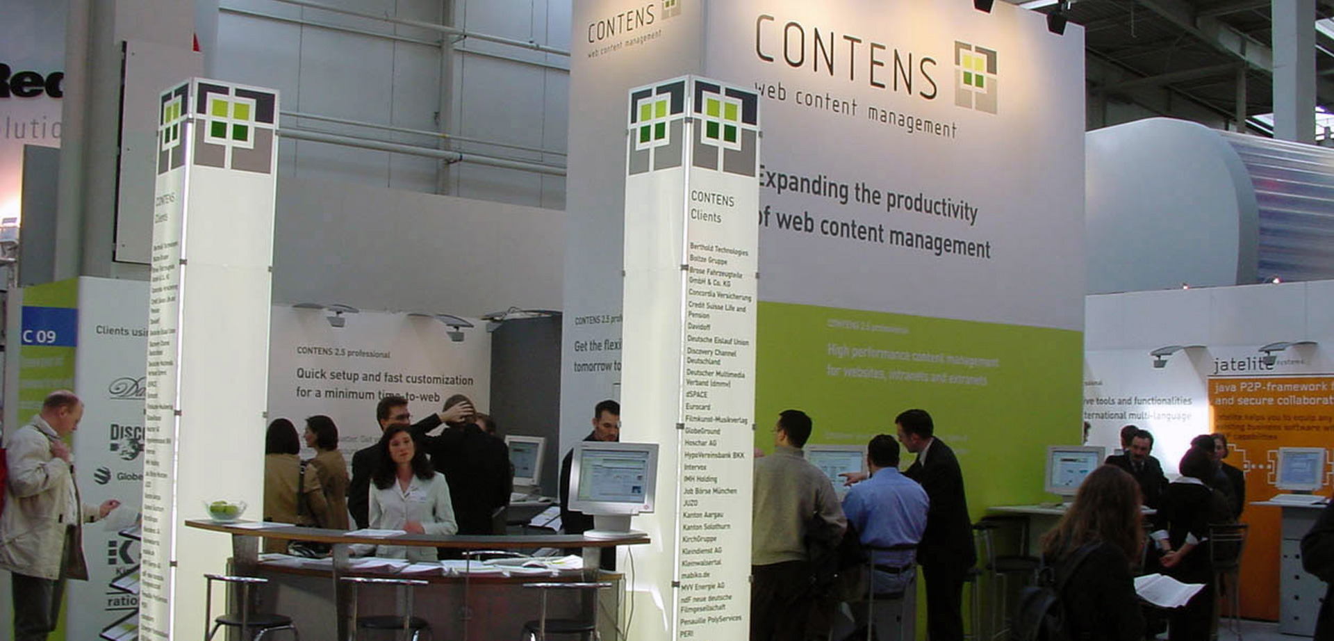 CONTENS auf der CeBIT 2002 CONTENS auf der CeBIT 2002