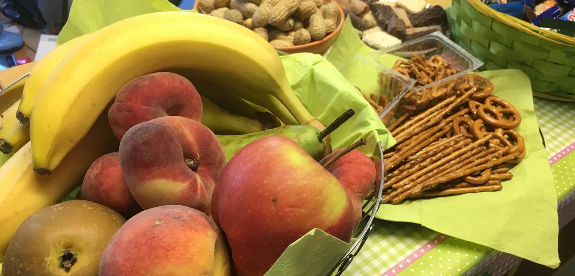 Frisches Obst am Empfang Frisches Obst am Empfang