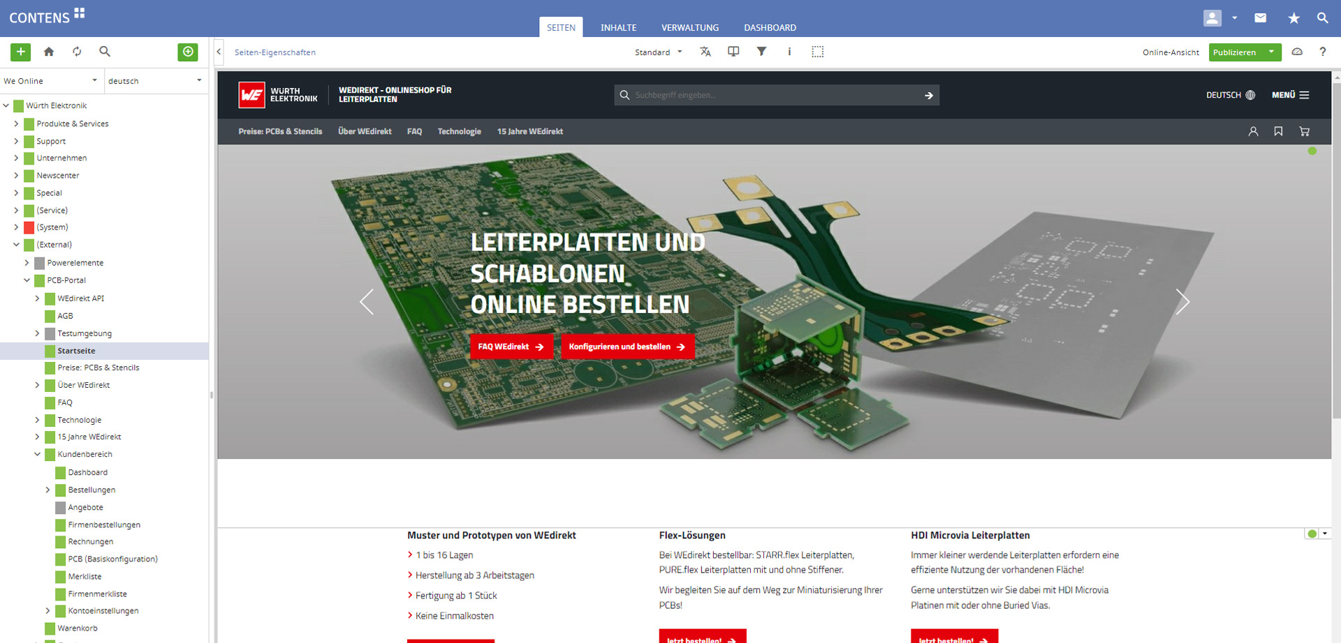 Würth Elektronik CONTENS CMS Würth Elektronik CONTENS CMS