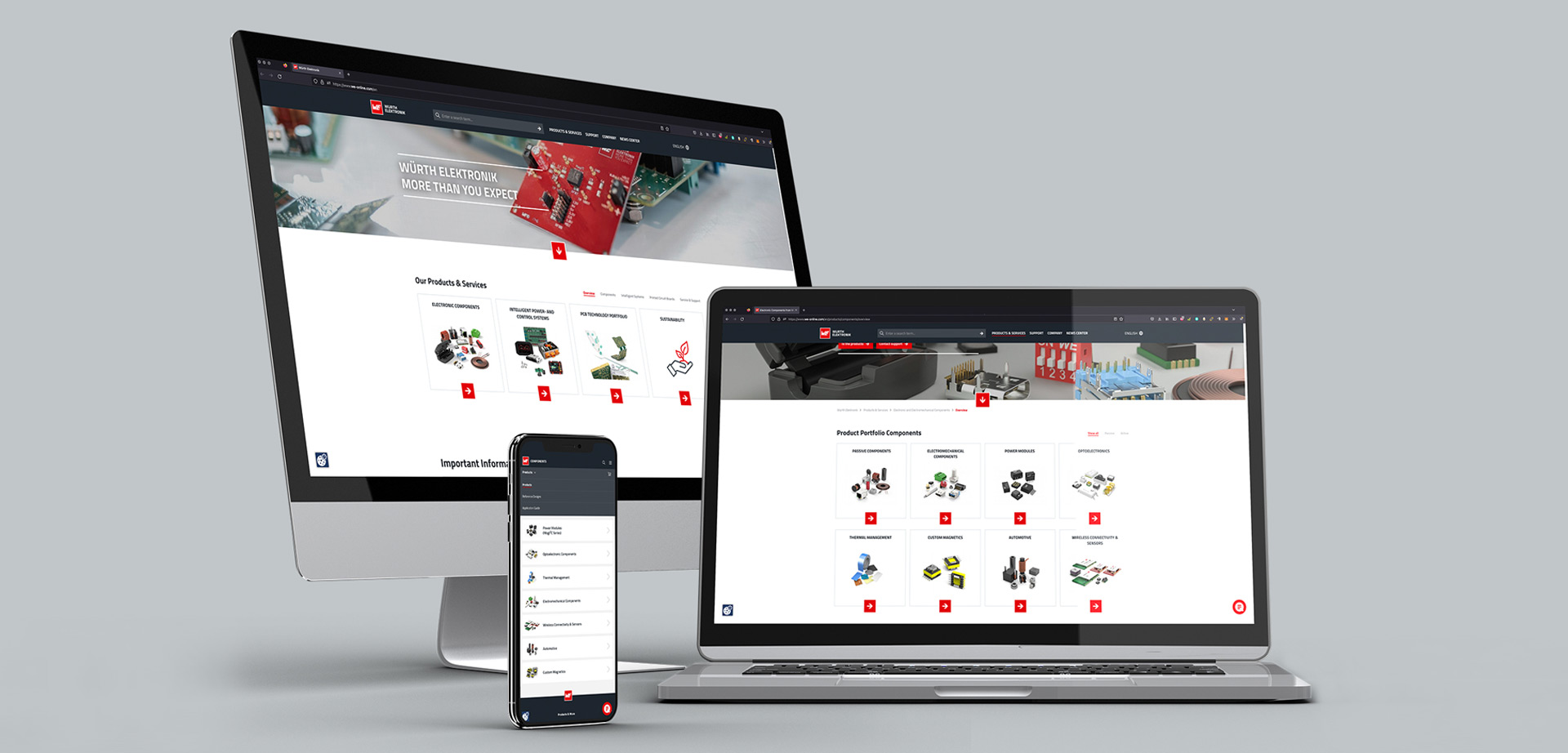 Würth Elektronik Responsive Design Würth Elektronik Responsive Design