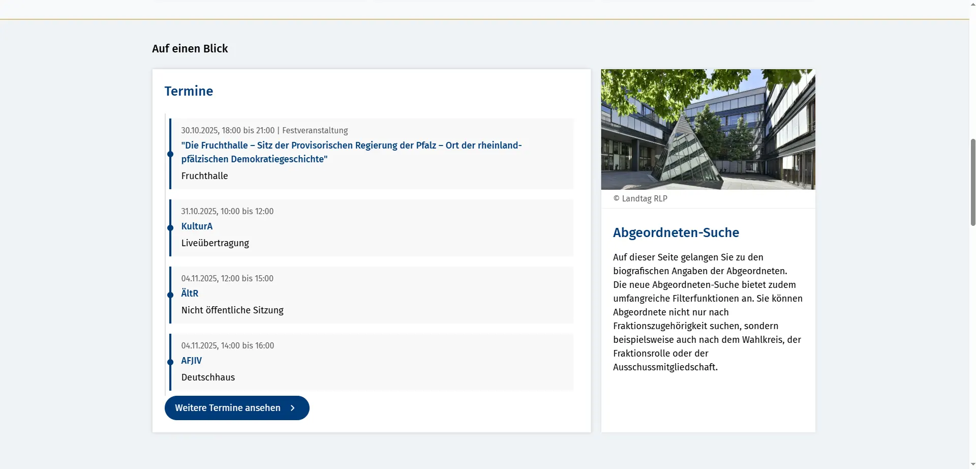 List of events of the Rhineland-Palatinate State Parliament List of events of the Rhineland-Palatinate State Parliament