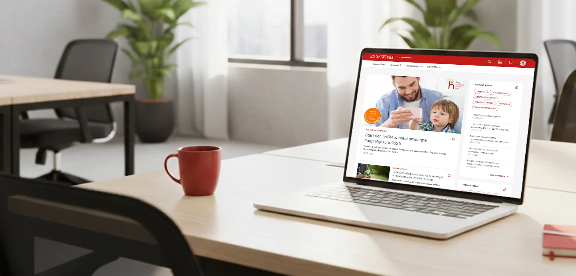 Generali Deutschland Intranet - Stage Header