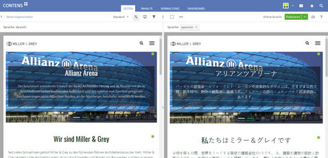 CONTENS Workspace Splitscreen CONTENS Workspace Splitscreen