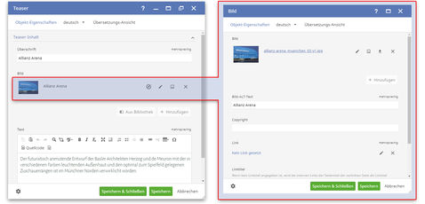 CONTENS CMS nested content CONTENS CMS nested content